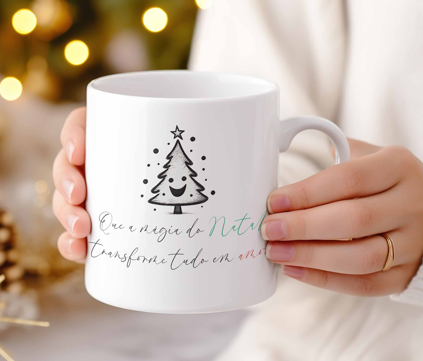 12 Artes para Caneca Natal Minimalista Arquivo Editável 11