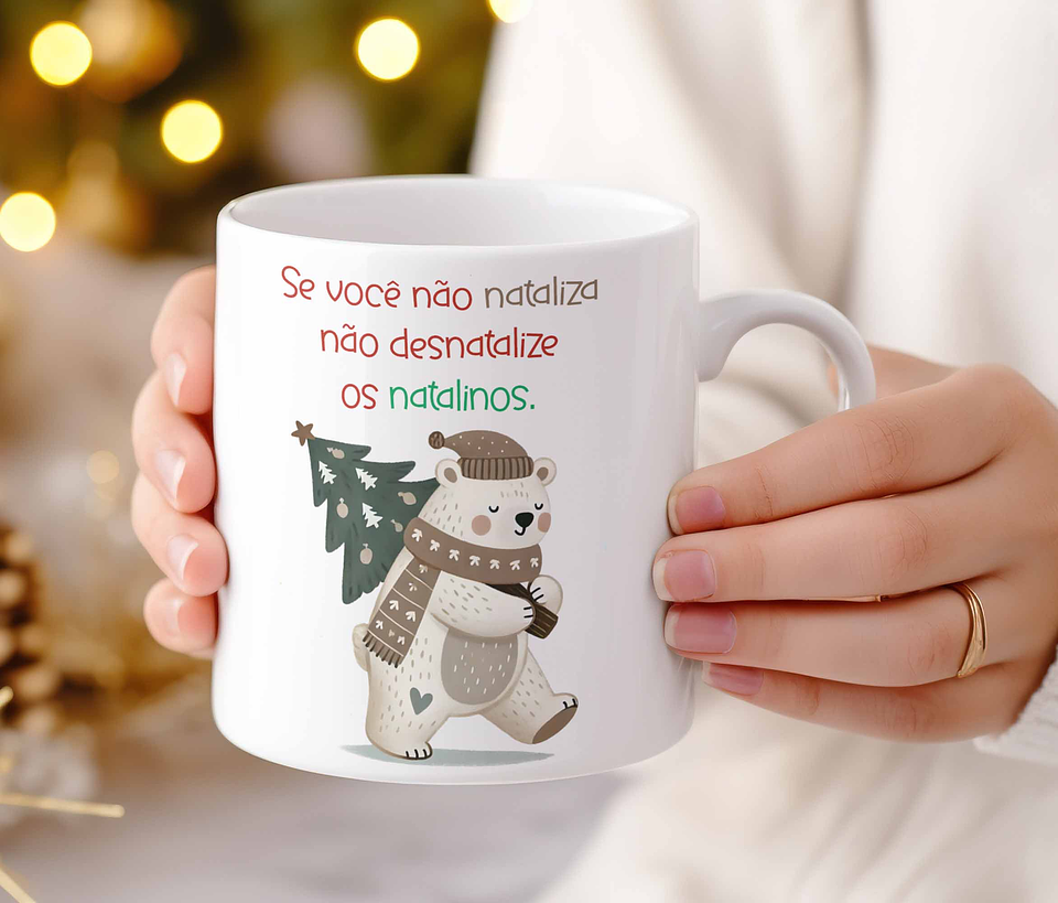 12 Artes para Caneca Natal Minimalista Arquivo Editável 13