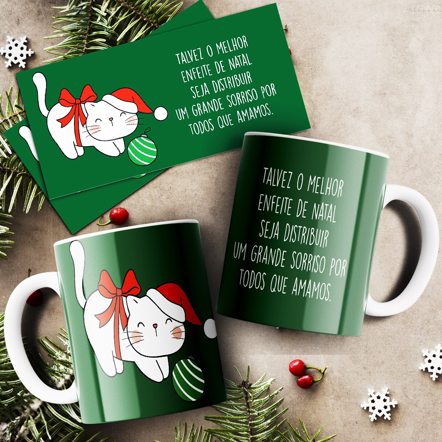 20 Artes para Caneca Natal Arquivo Editável  14