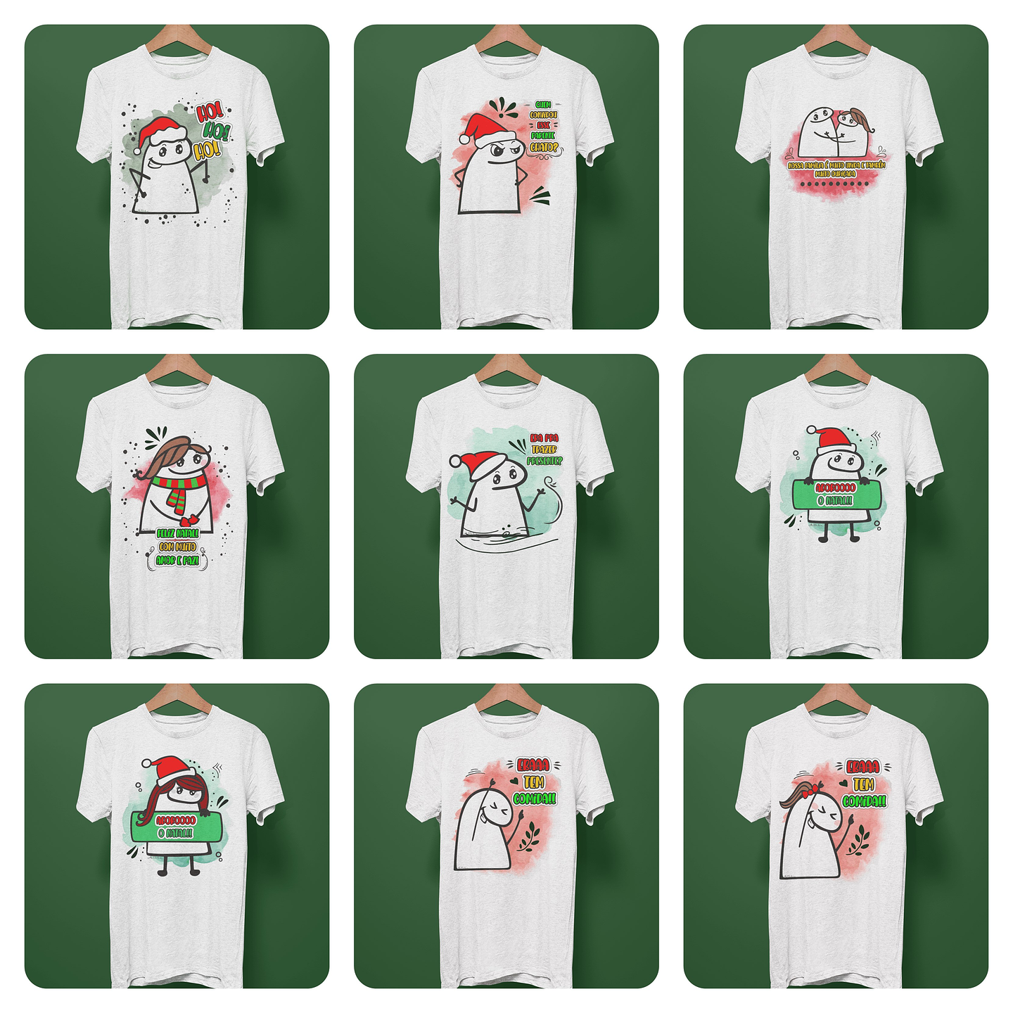 29 Artes para Camisa Flork Natal Arquivo em Jpg 3