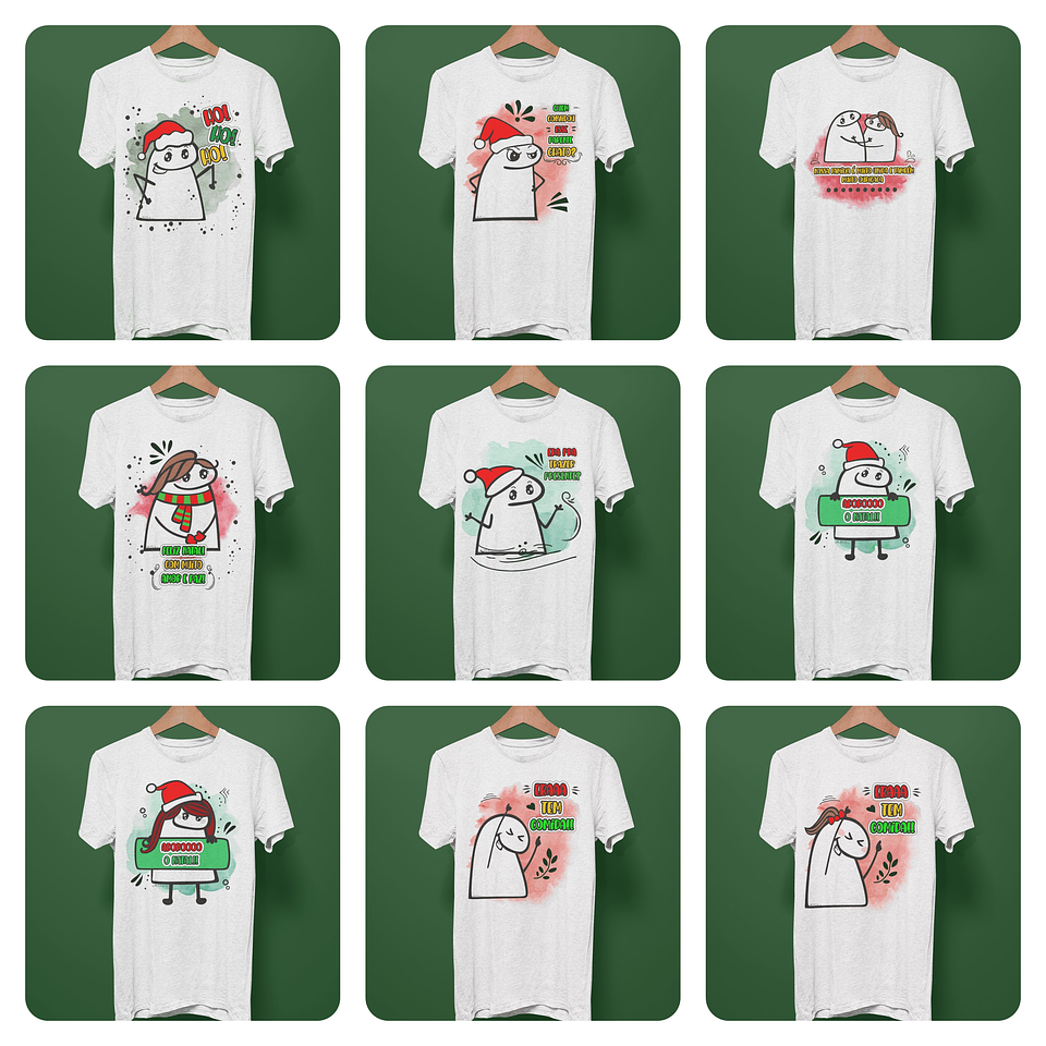 29 Artes para Camisa Flork Natal Arquivo em Jpg 3