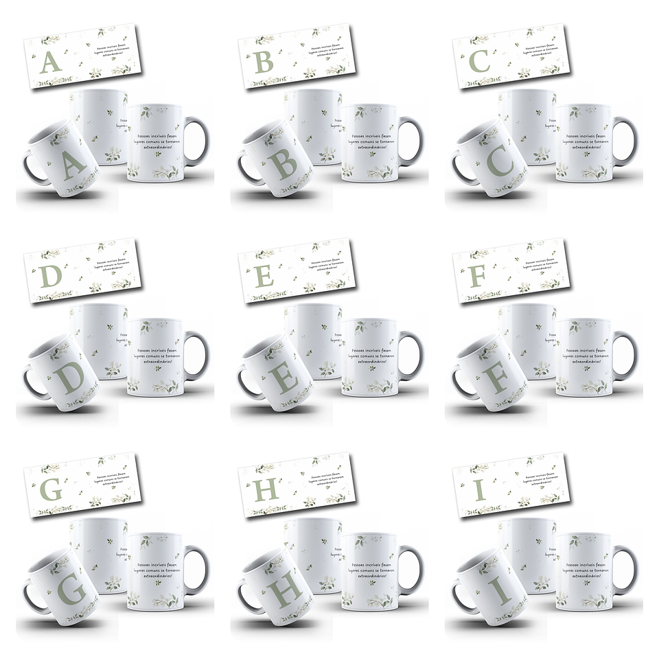 35 Artes para Caneca Frases e Alfabeto Arquivo em Jpg 2