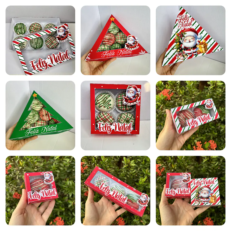 Arquivos Prontos Especial de Natal Mini Donuts em Canva 1