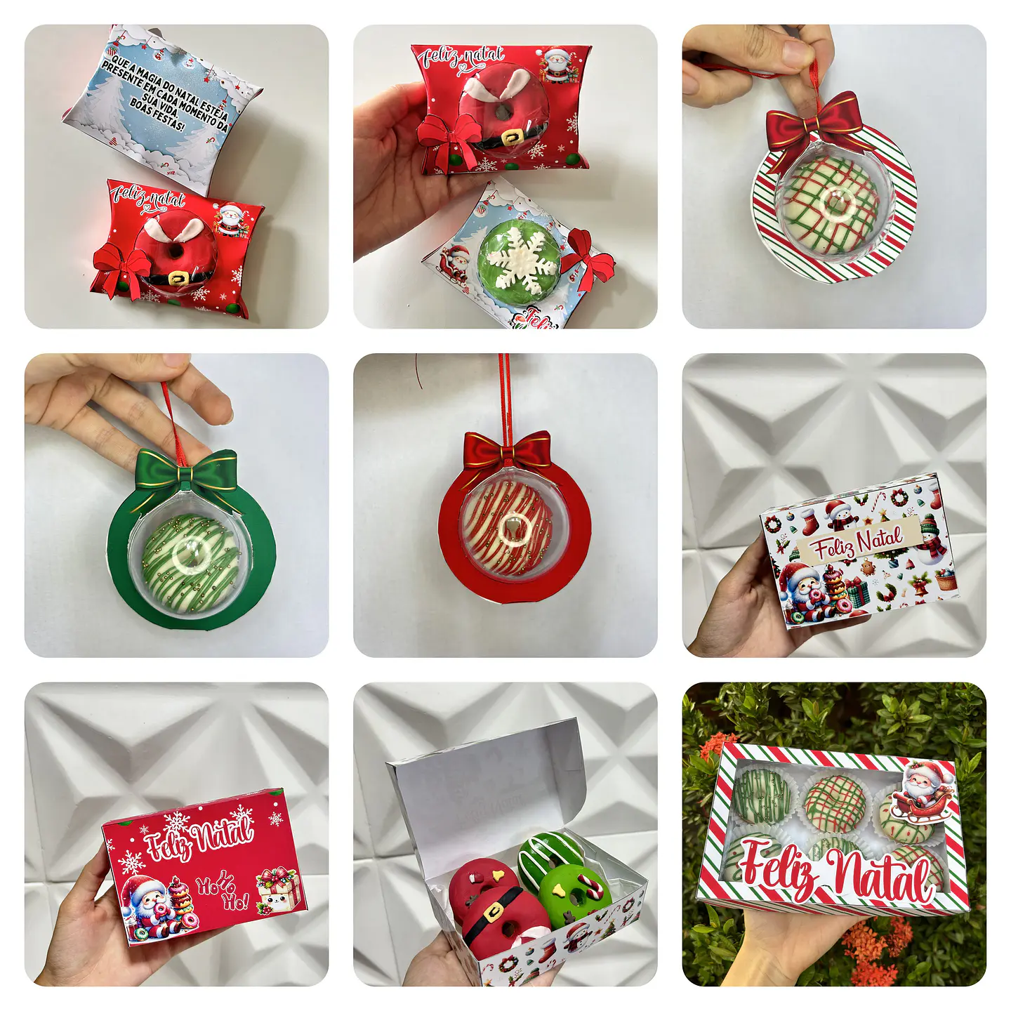 Arquivos Prontos Especial de Natal Mini Donuts em Canva 2