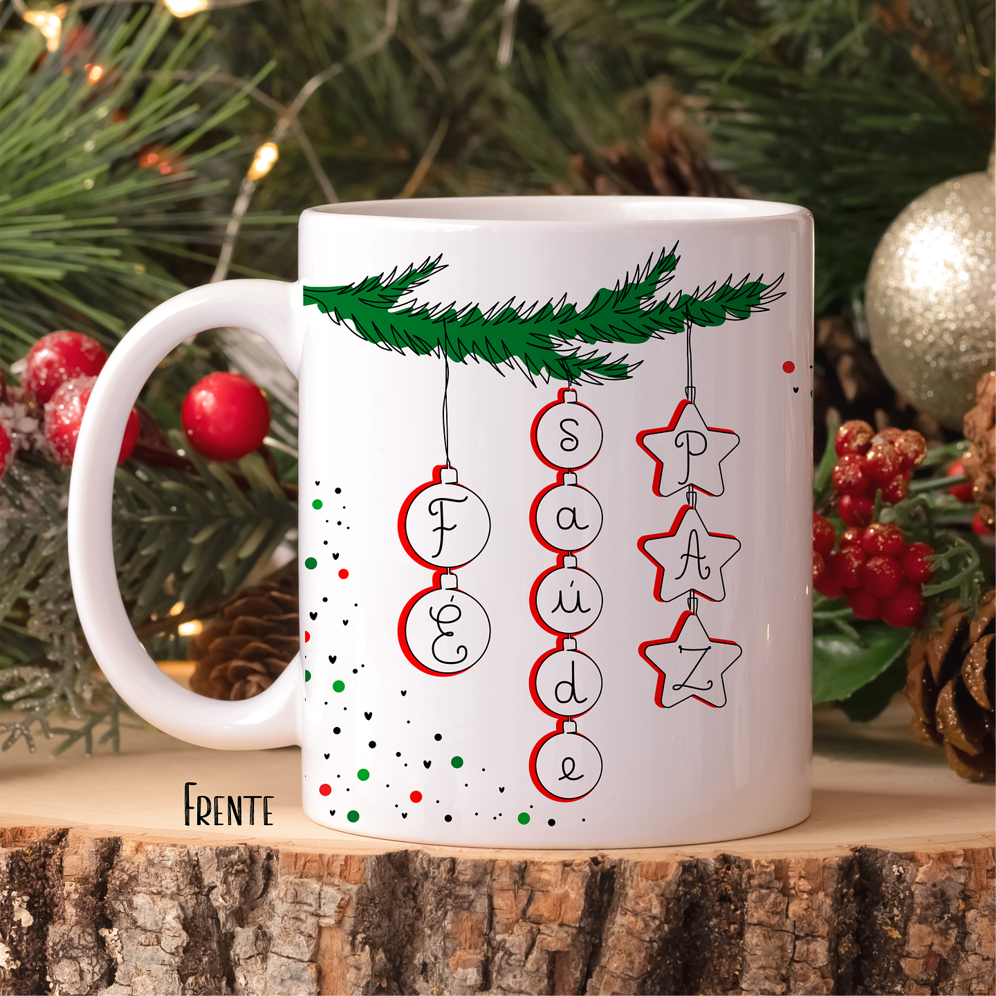 30 Artes para Caneca Natal em Linhas Arquivo em Jpg 13