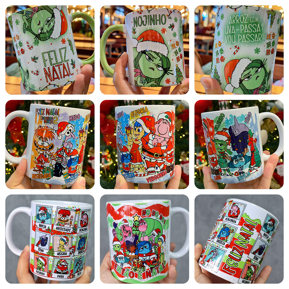 13 Artes para Caneca Natal Divertidamente Arquivo em Jpg 1