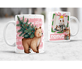 7 Artes para Caneca Natal com Fotos Arquivo Editável