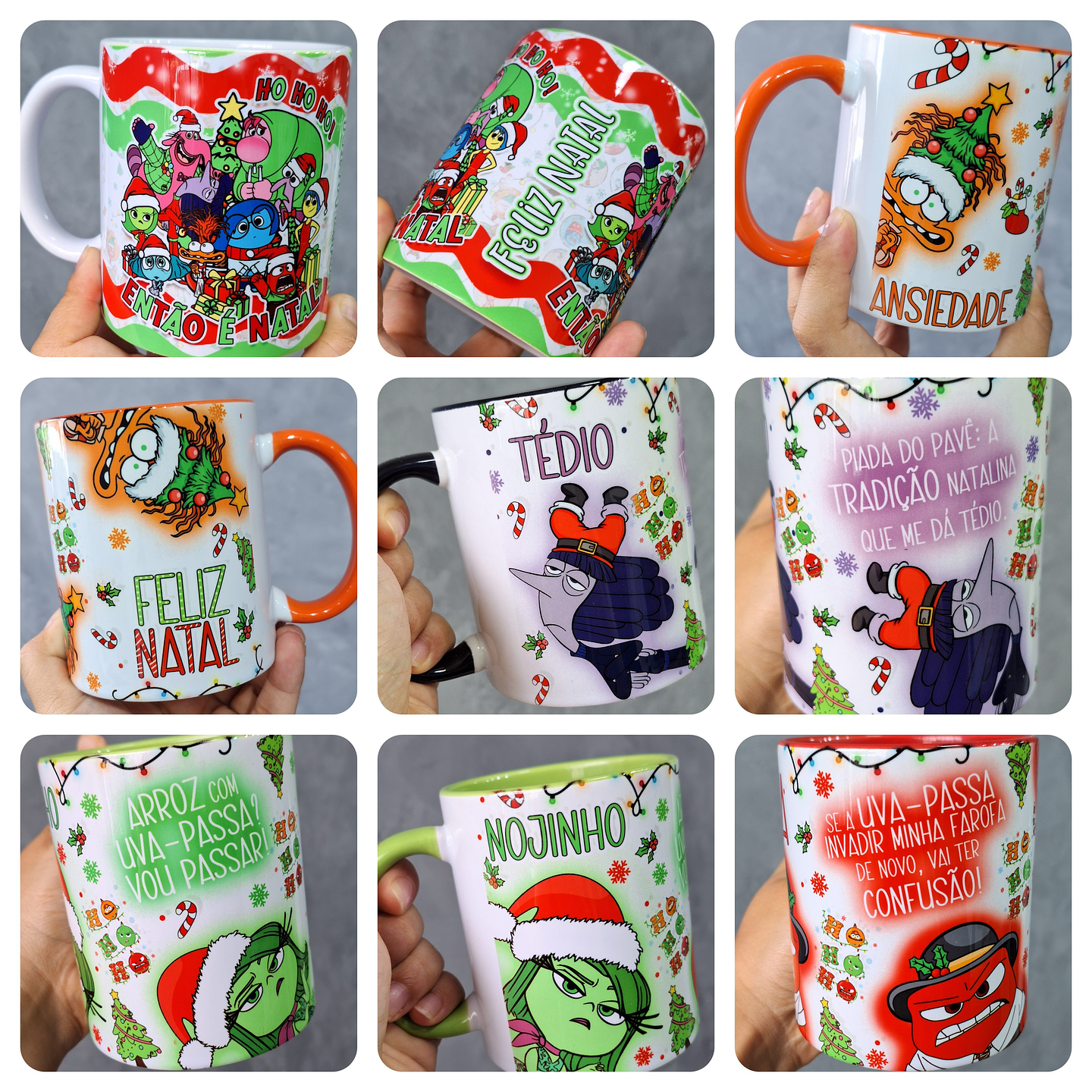 13 Artes para Caneca Natal Divertidamente Arquivo em Jpg 3