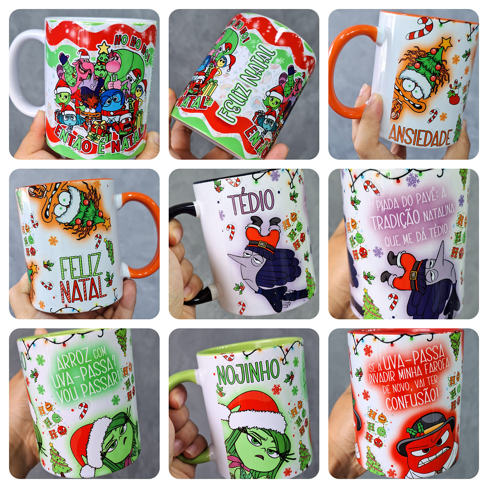 13 Artes para Caneca Natal Divertidamente Arquivo em Jpg 3