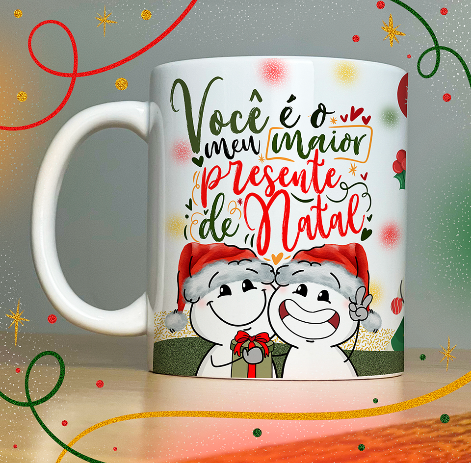 40 Artes para Caneca Papai Noel Arquivo em Jpg  9