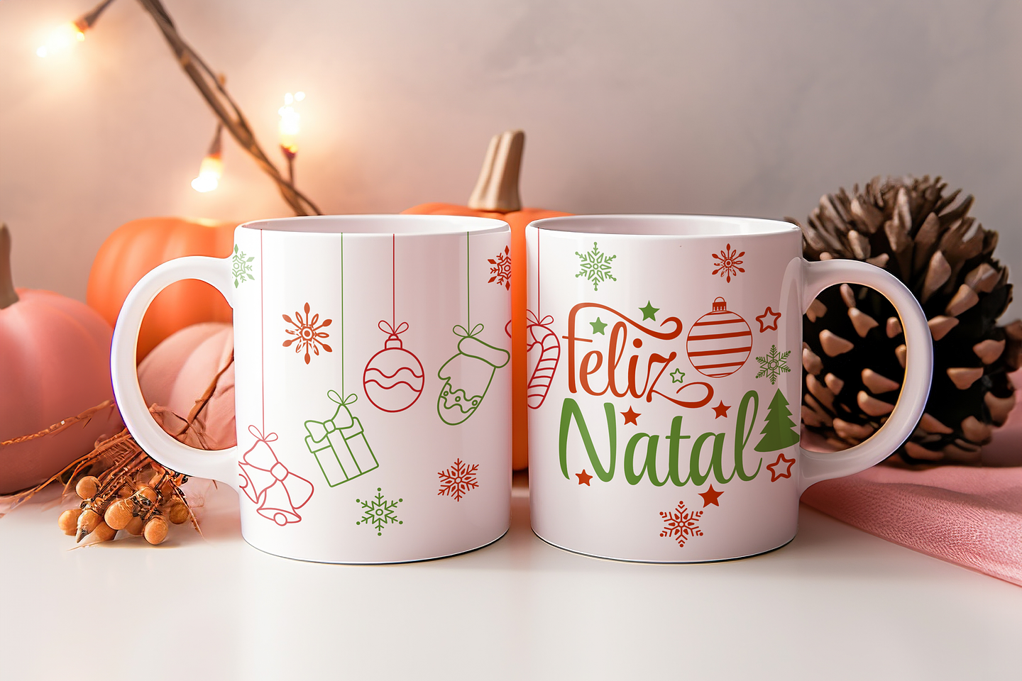 8 Artes para Caneca Natal Arquivo Editável 2