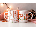 8 Artes para Caneca Natal Arquivo Editável