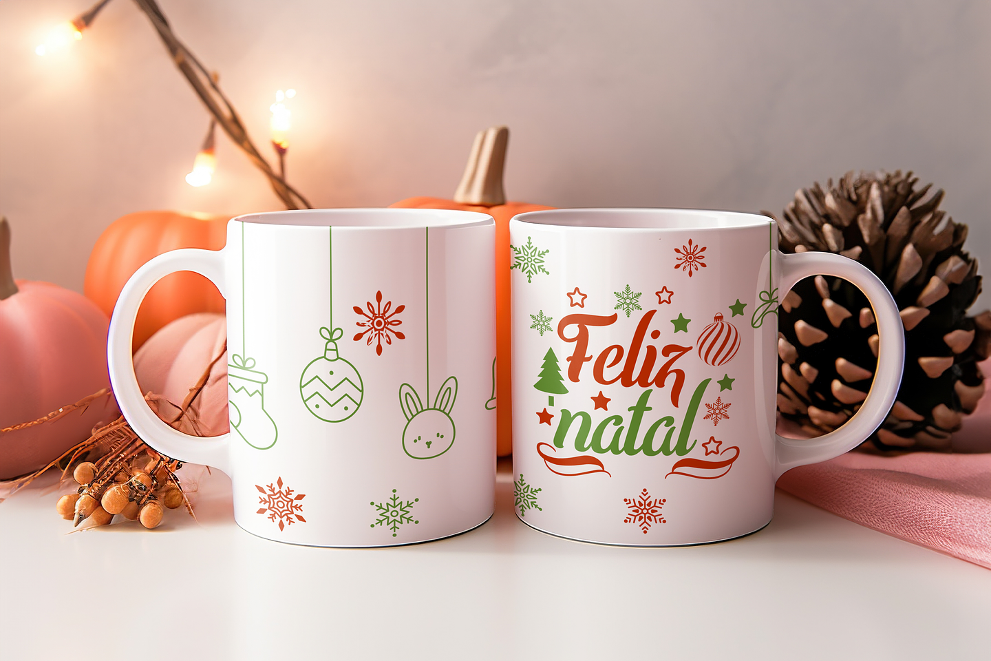 8 Artes para Caneca Natal Arquivo Editável 8