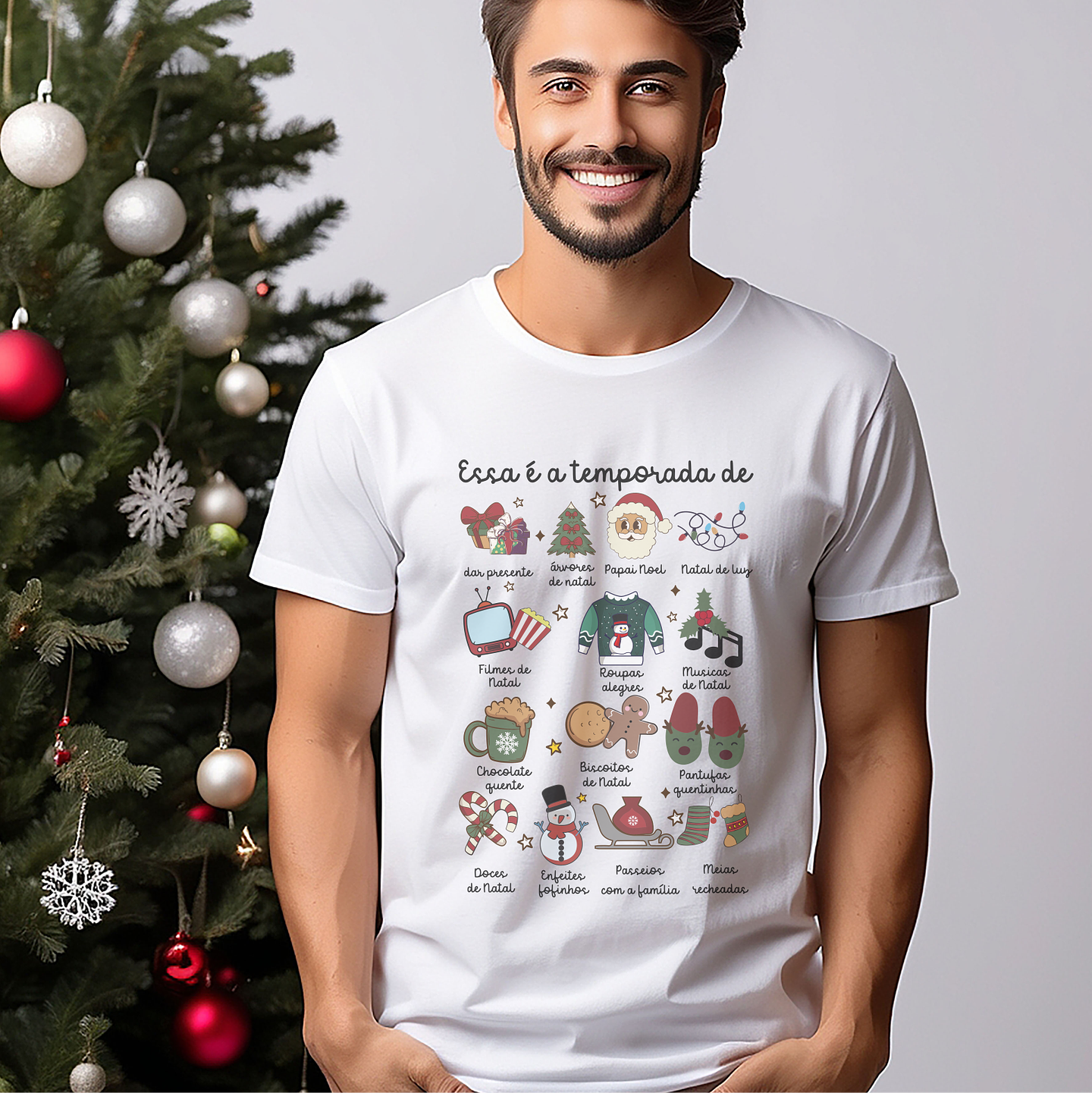 9 Artes para Camisa Natal Arquivo Editável  5