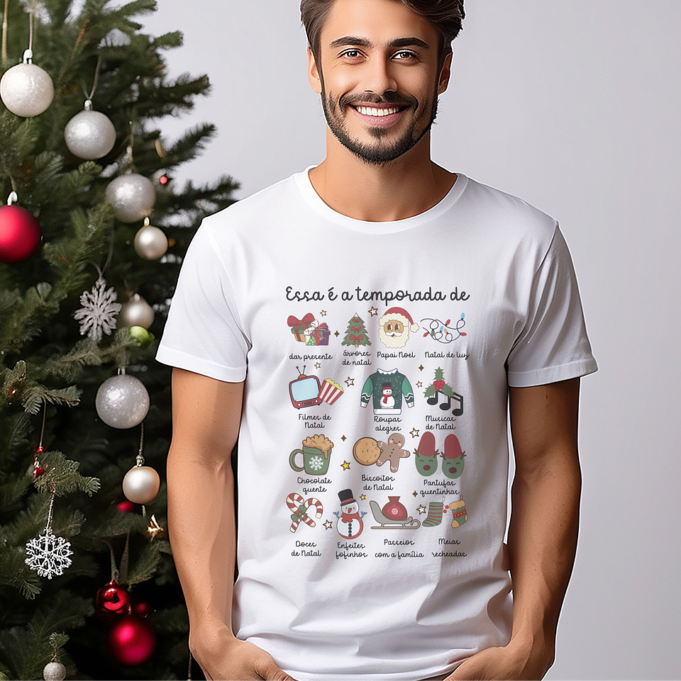 9 Artes para Camisa Natal Arquivo Editável  5