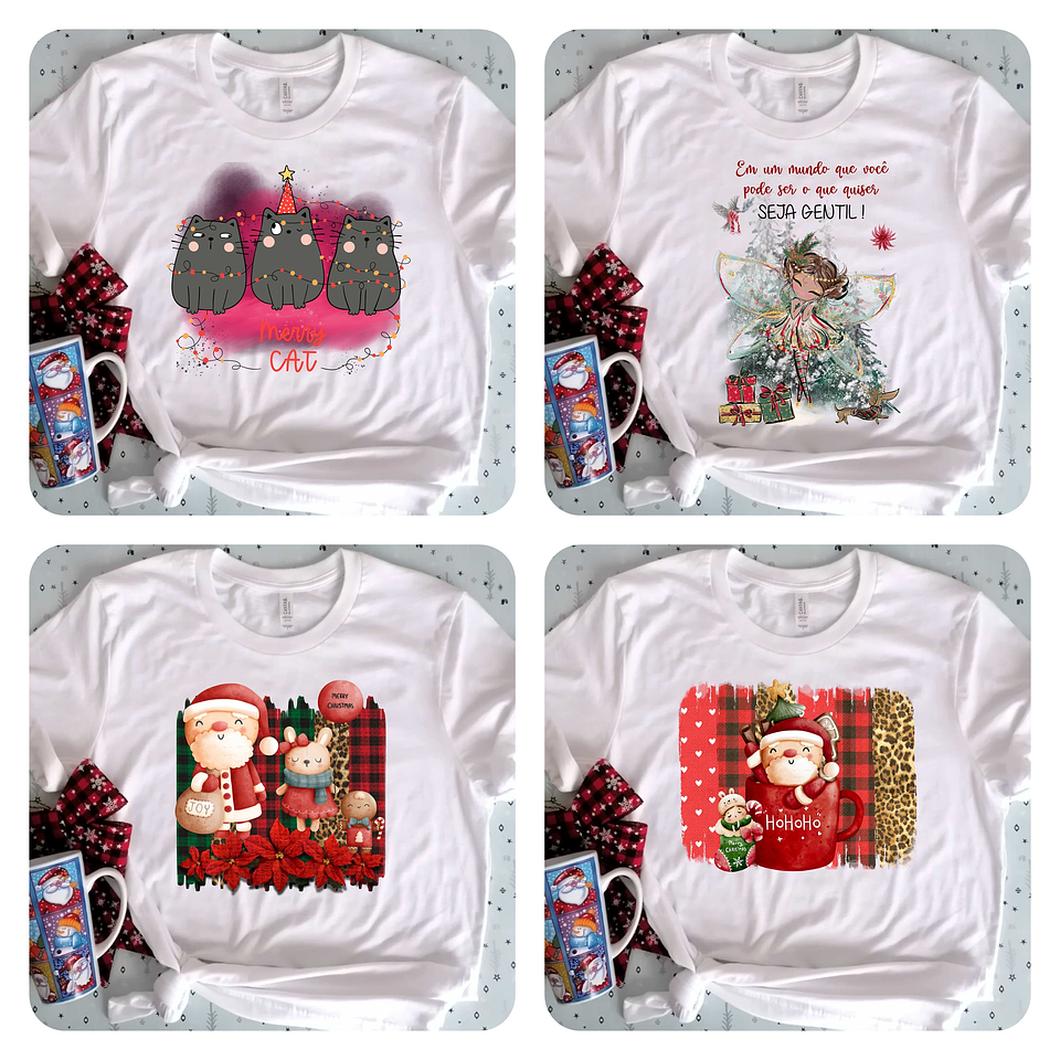 15 Artes para Camisa Natal Arquivo Editável 2