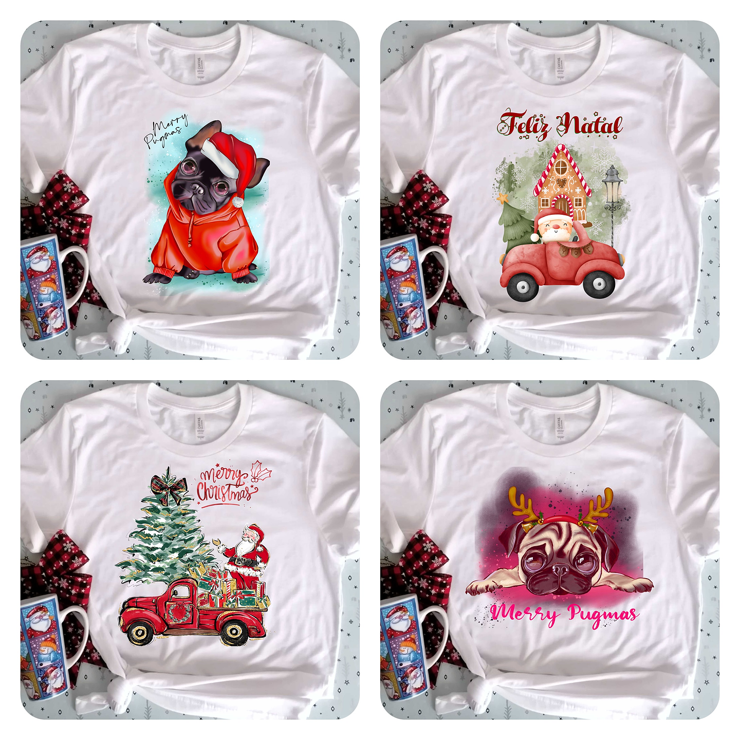 15 Artes para Camisa Natal Arquivo Editável 3