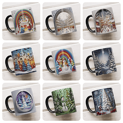 20 Artes para Caneca Natal Festa 3D Arquivo em Jpg