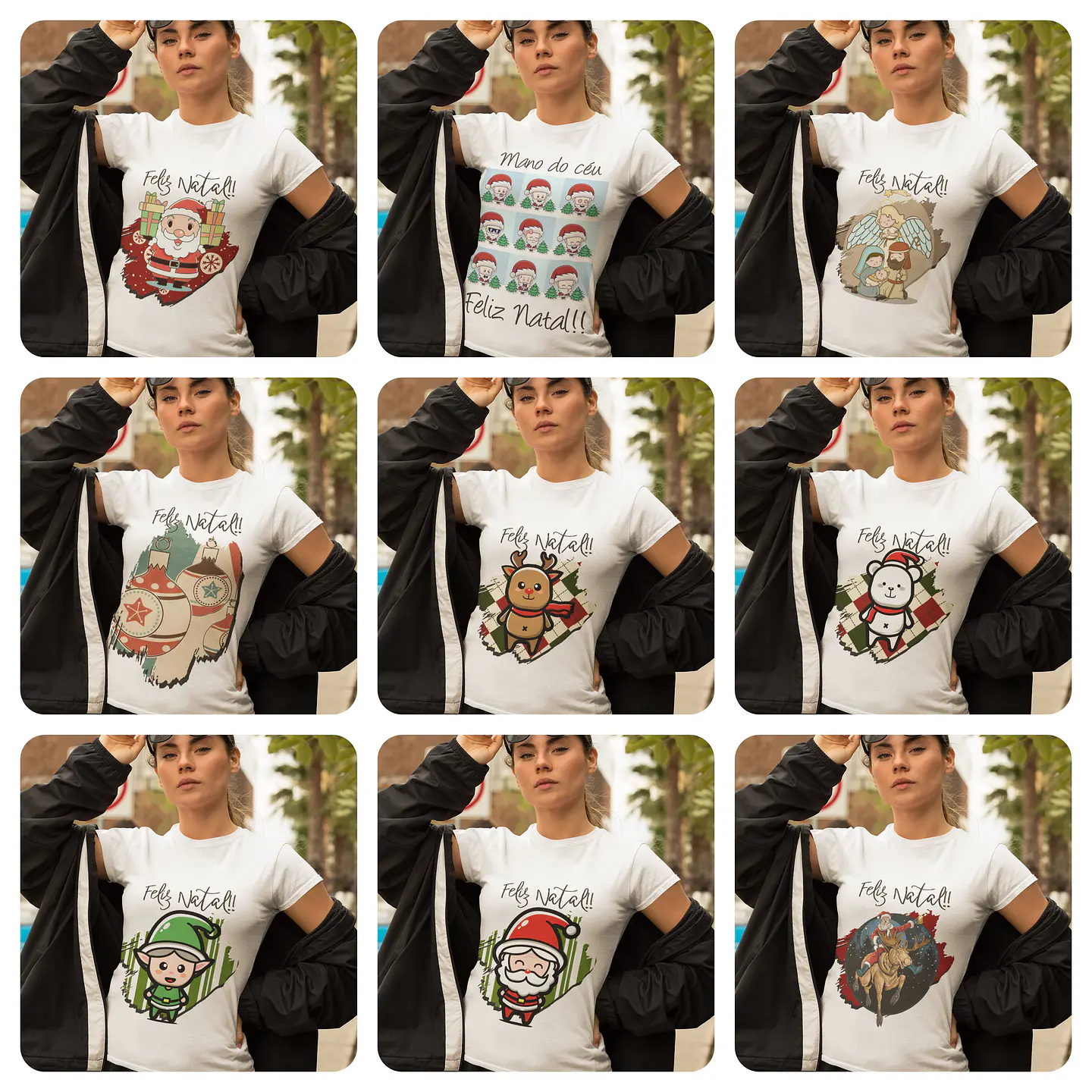 21 Artes para Camisa Natal Arquivo Editável  1
