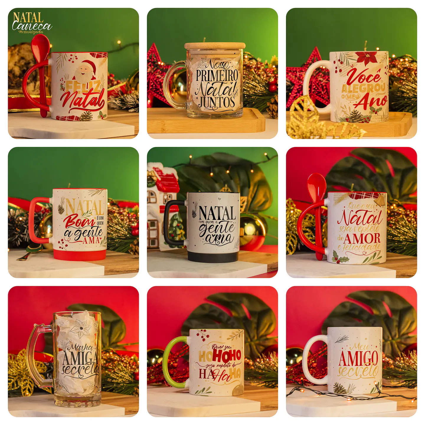 36 Artes para Caneca Natal Arquivo em Jpg 3
