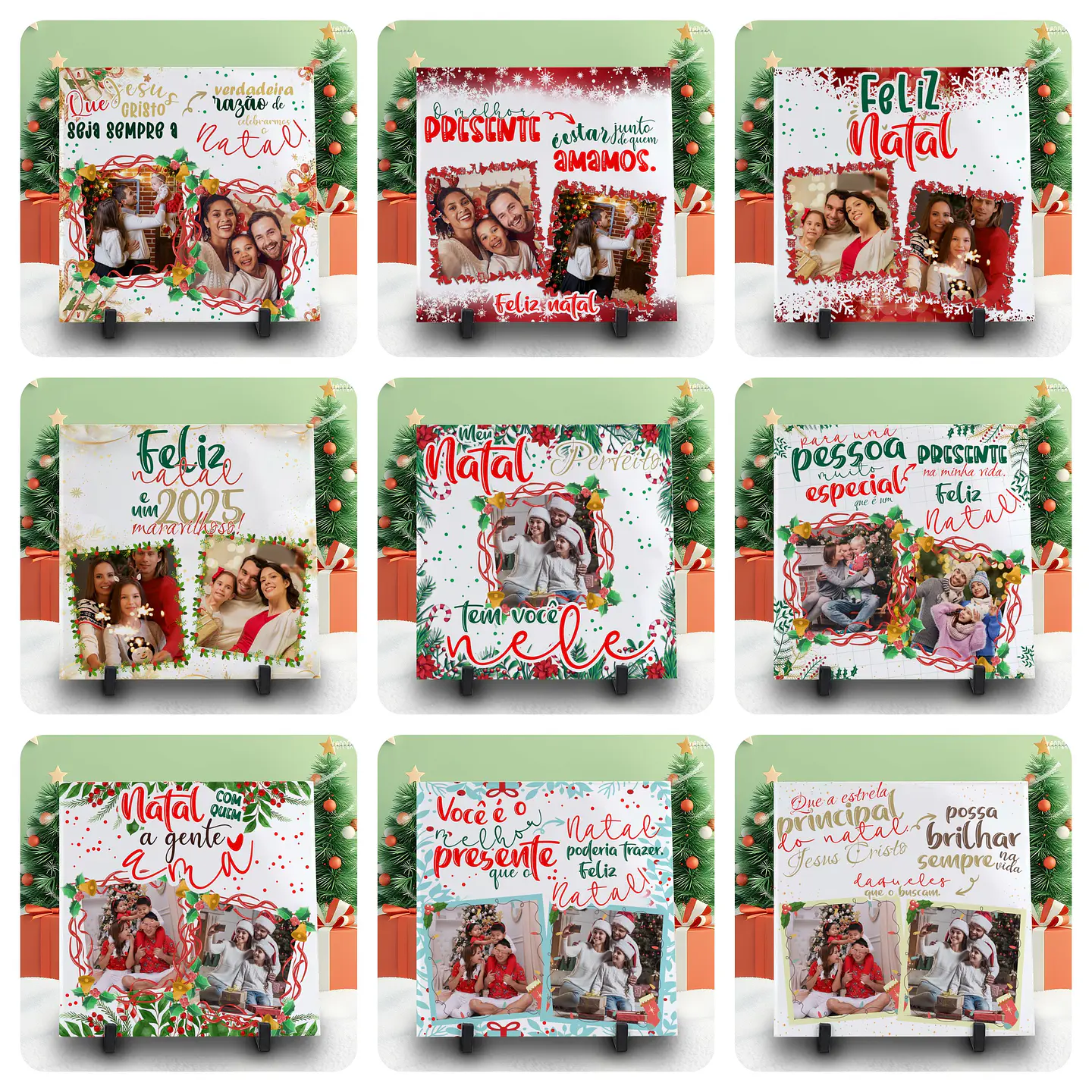 56 Artes para Caneca e Azulejo Natal Arquivo Editável 4