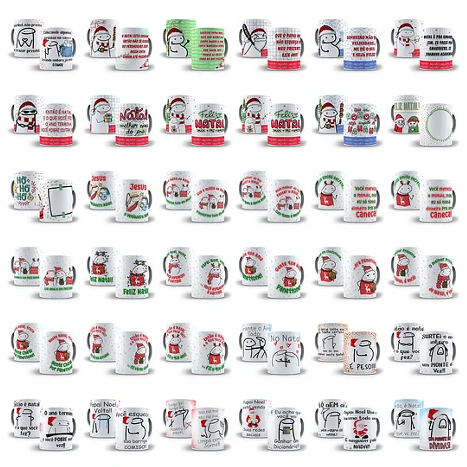 Pack 1500 Artes Sublimação Para Canecas Flork Bento Meme 10
