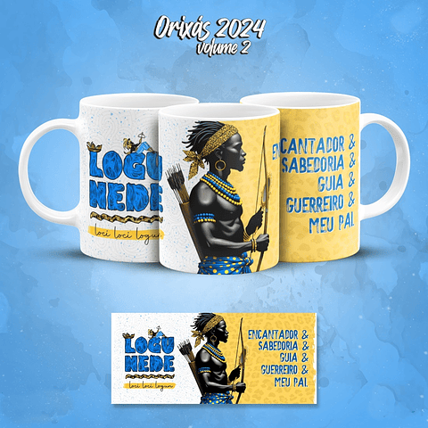 44 Artes Caneca Orixás Santinhos Umbanda Arquivo em Jpg