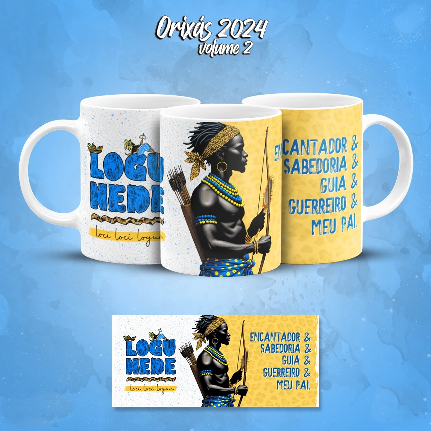 44 Artes Caneca Orixás Santinhos Umbanda Arquivo em Jpg 1