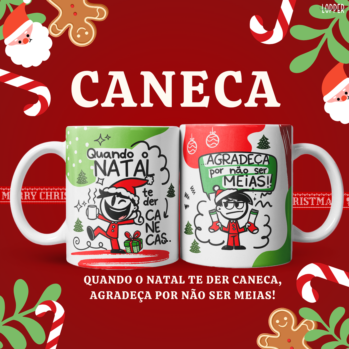 12 Artes Caneca Natal Humor Arquivo em Jpg 1