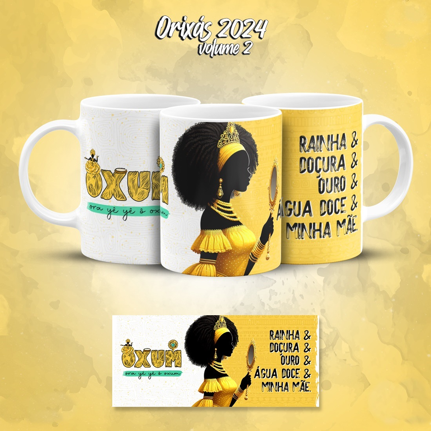 44 Artes Caneca Orixás Santinhos Umbanda Arquivo em Jpg 3