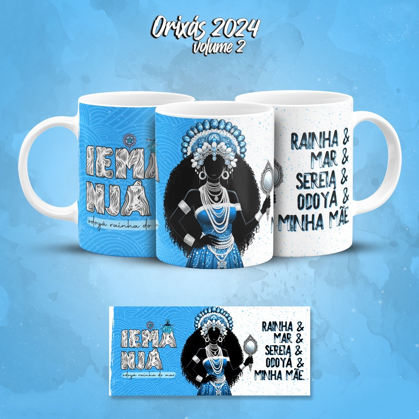 44 Artes Caneca Orixás Santinhos Umbanda Arquivo em Jpg 6