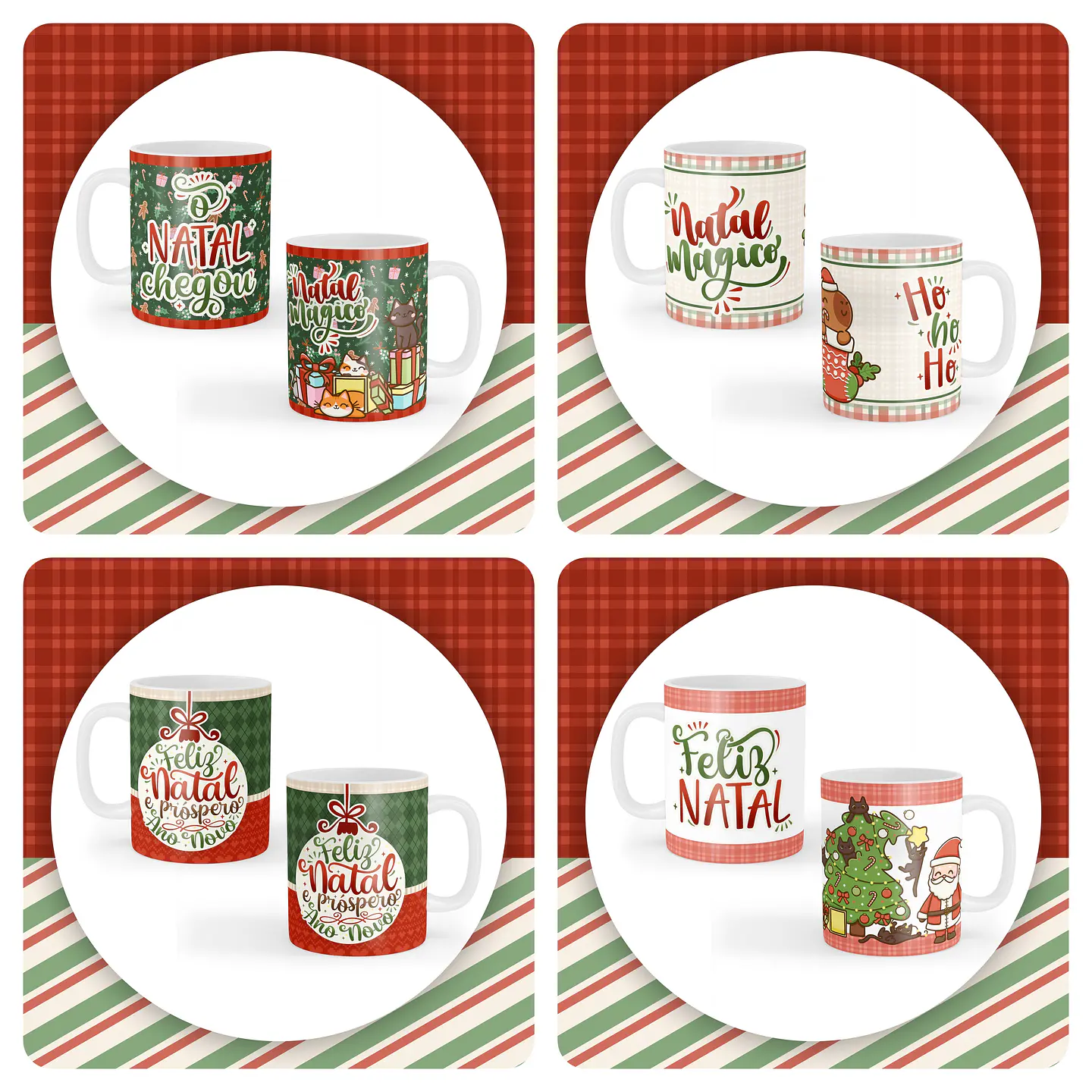 Kit Digital Natal Papai Noel + Mimos em Png  5