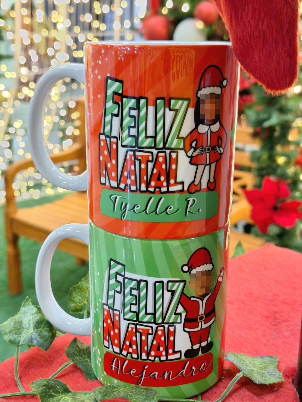 Artes Caneca Rostinho divertido Natal Natalino Arquivo em Png 2