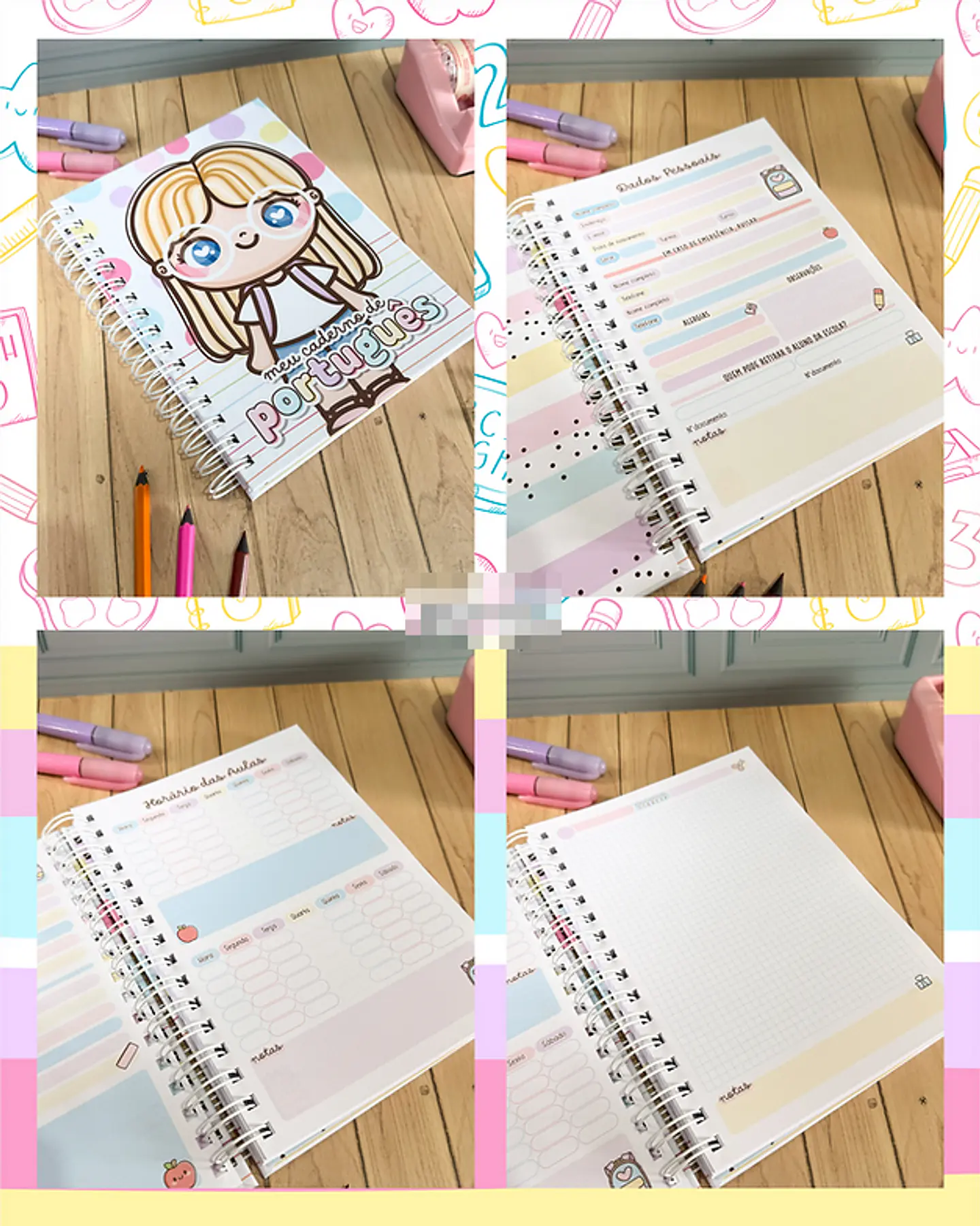 Kit Digital Volta as Aulas + Mimos em Png  9