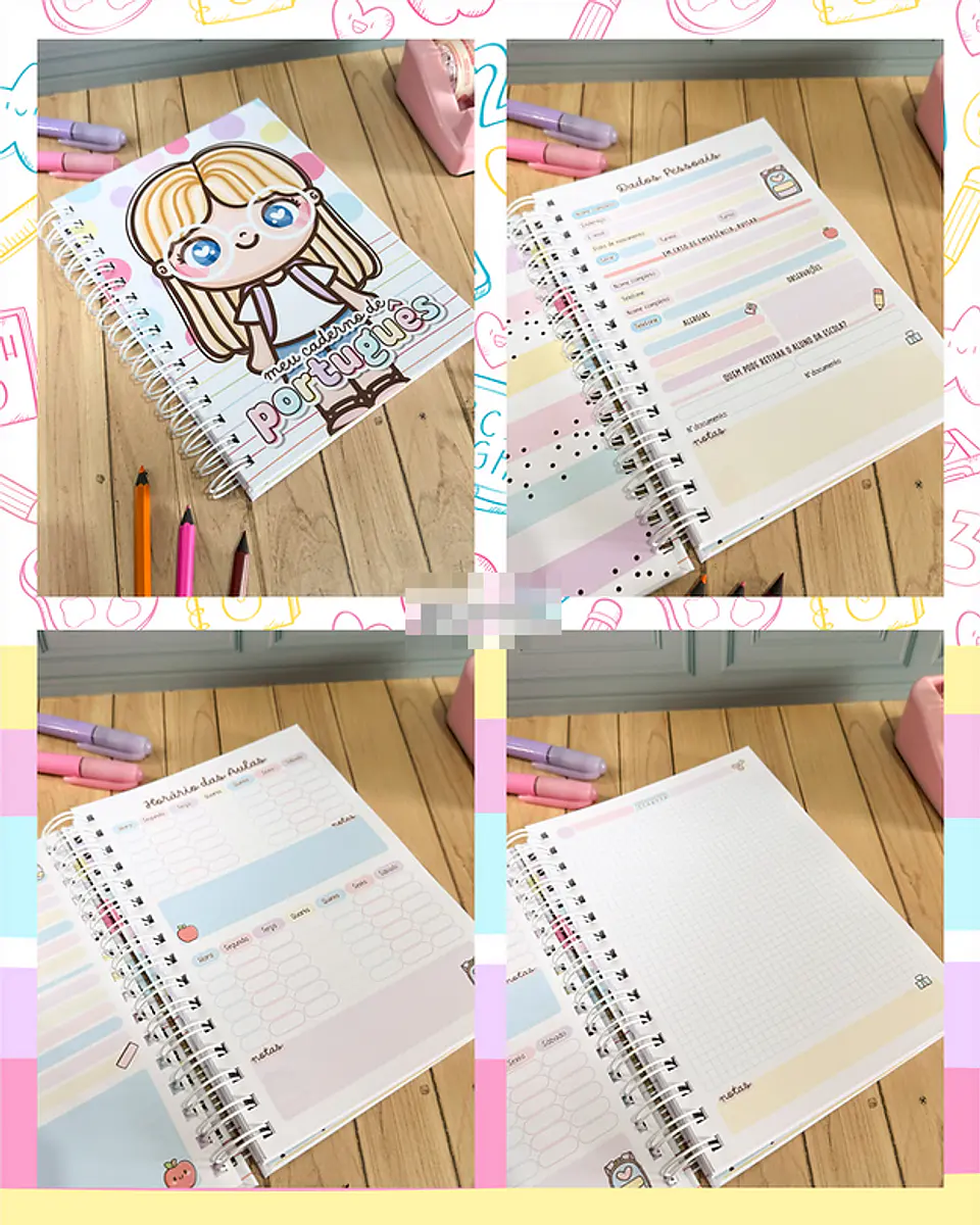 Kit Digital Volta as Aulas + Mimos em Png  9