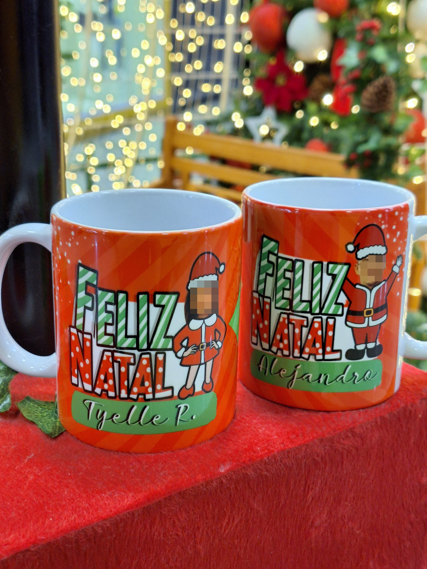 Artes Caneca Rostinho divertido Natal Natalino Arquivo em Png 3