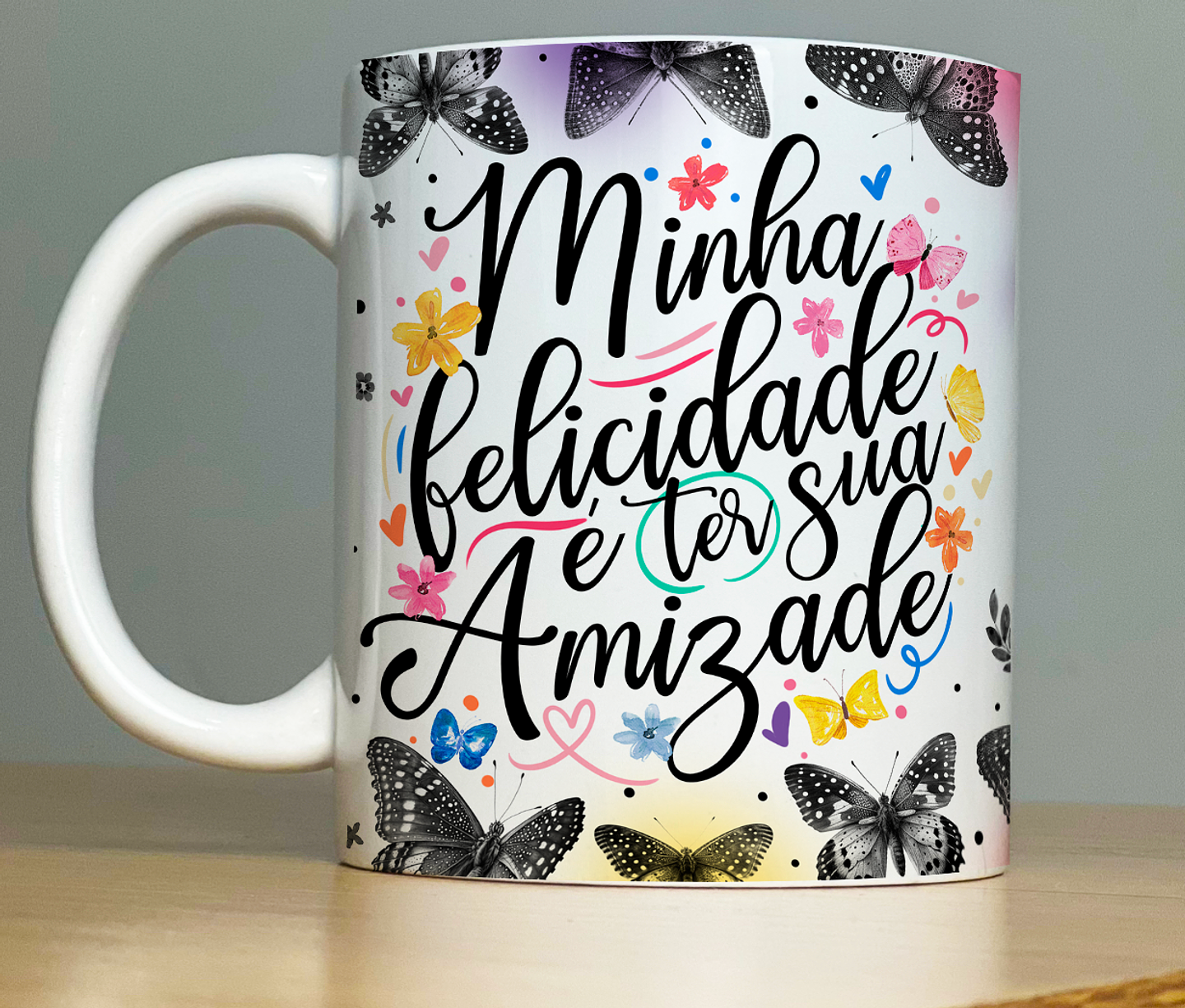 13 Artes Caneca Amizade Arquivo em Jpg 8