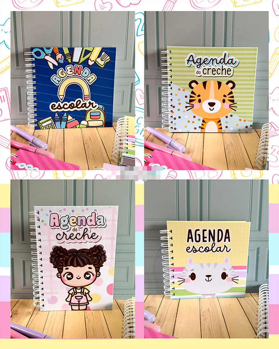 Kit Digital Volta as Aulas + Mimos em Png  12