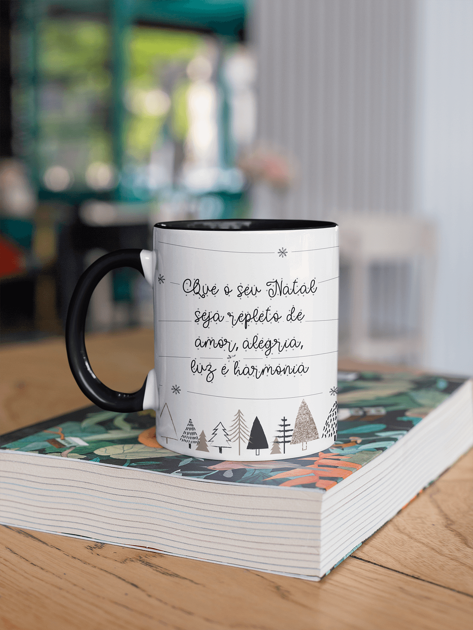 10 Artes Caneca Natal Minimalista Natal Arquivo em Jpg  3