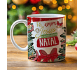 12 Artes Caneca Natal Arquivo em Jpg  