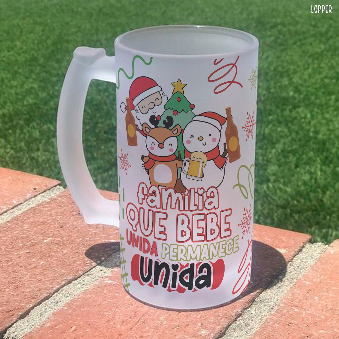 7 Artes Caneca Natal Copo Chopp Familia Arquivo Editável   4