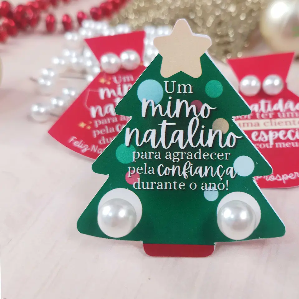 Arquivos de Corte Brincos Vestido e Arvore Natalinos em Pdf  2