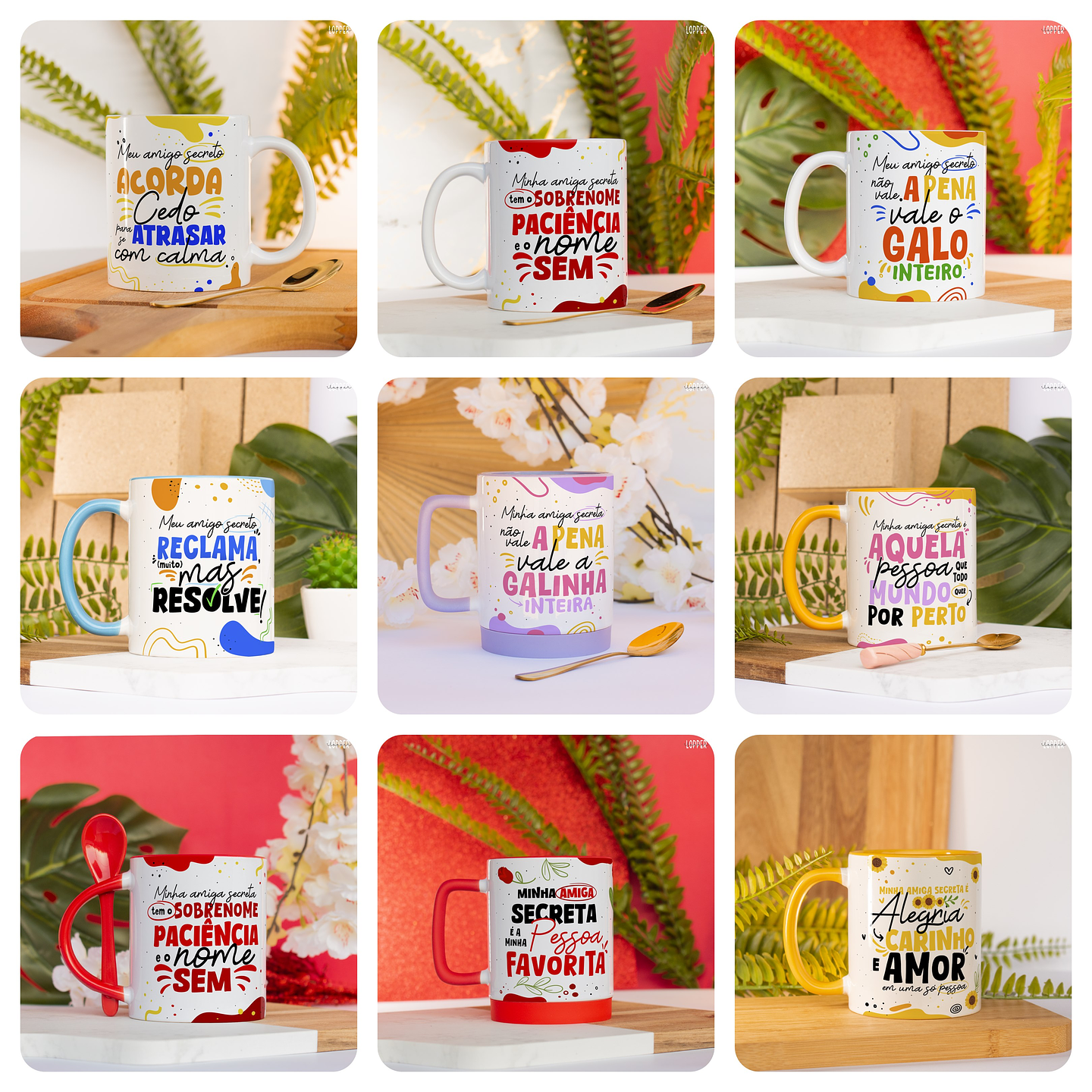 27 Artes Caneca Natal Amigo Secreto Arquivo em Jpg 1