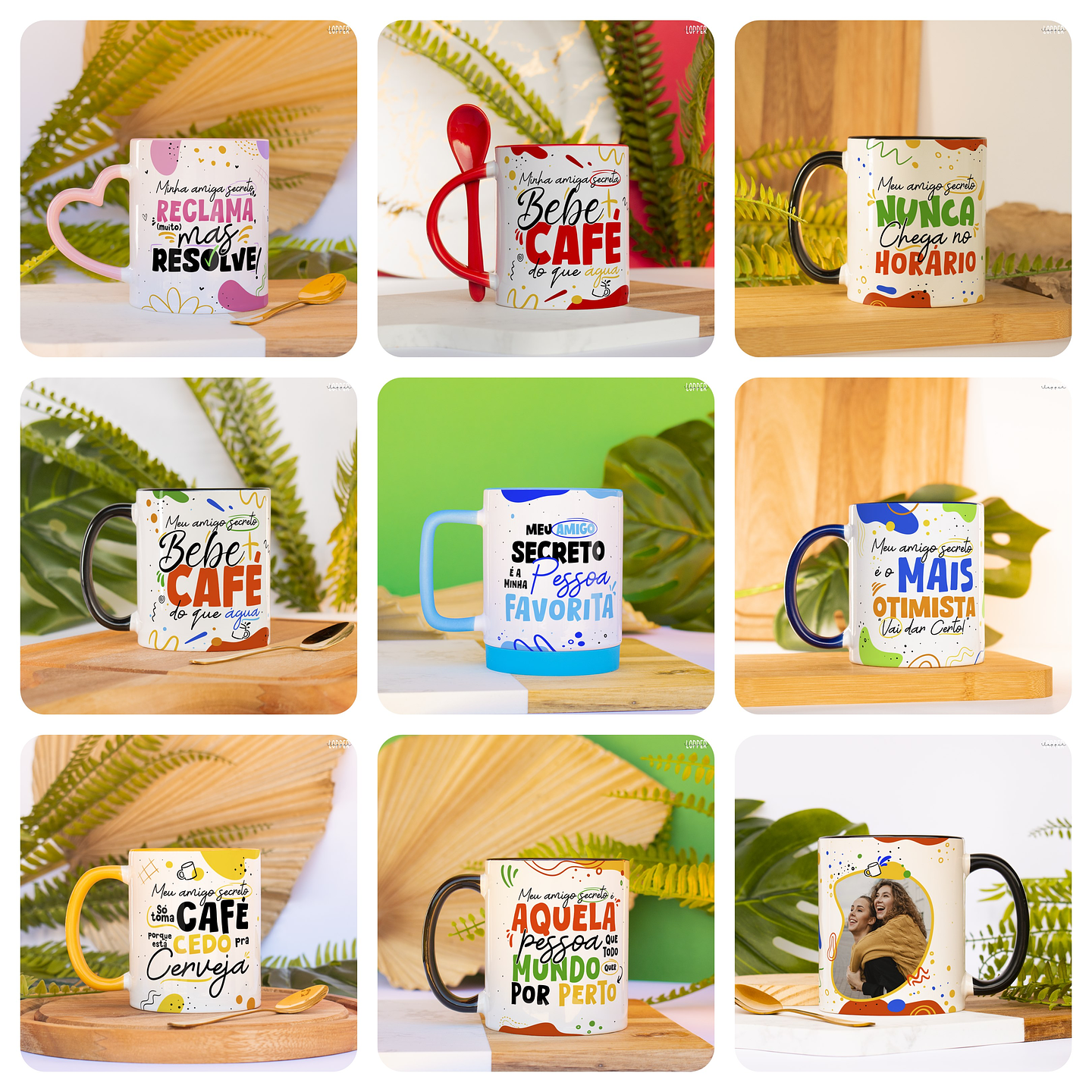 27 Artes Caneca Natal Amigo Secreto Arquivo em Jpg 2