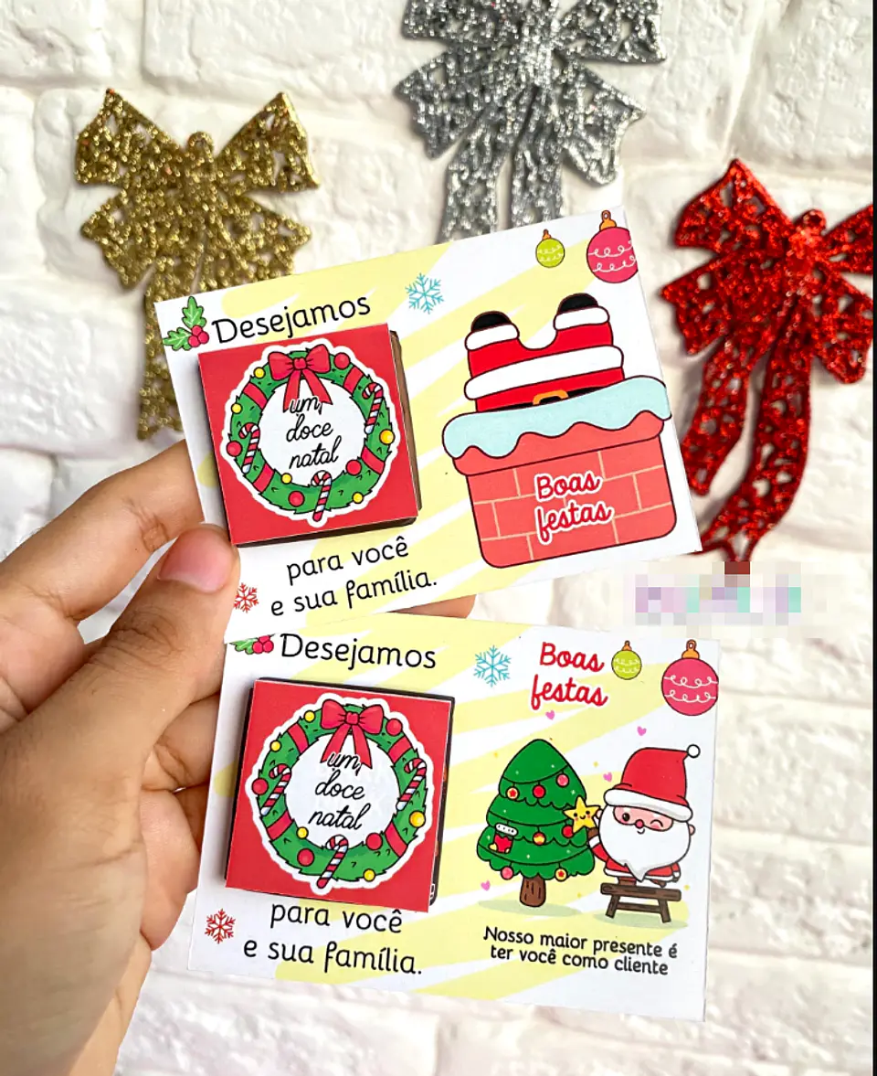 Arquivo de Corte Cards Cartão Natal em Pdf 22