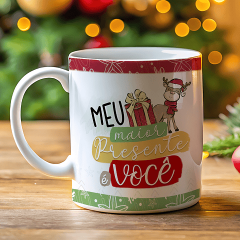 12 Artes Caneca Natal Arquivo em Jpg  