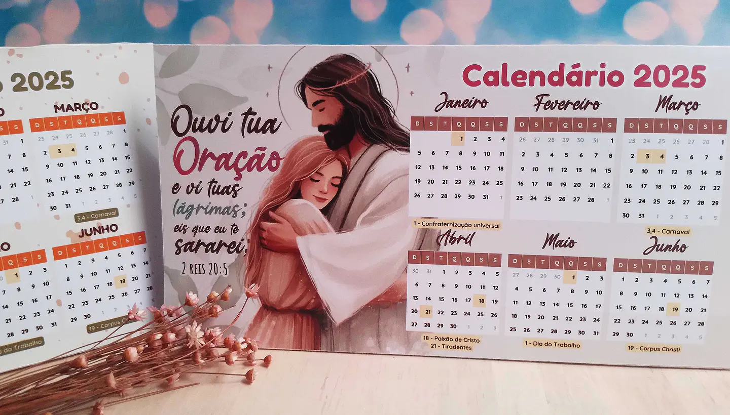 Arquivo Calendário A4 2025 em Pdf 9