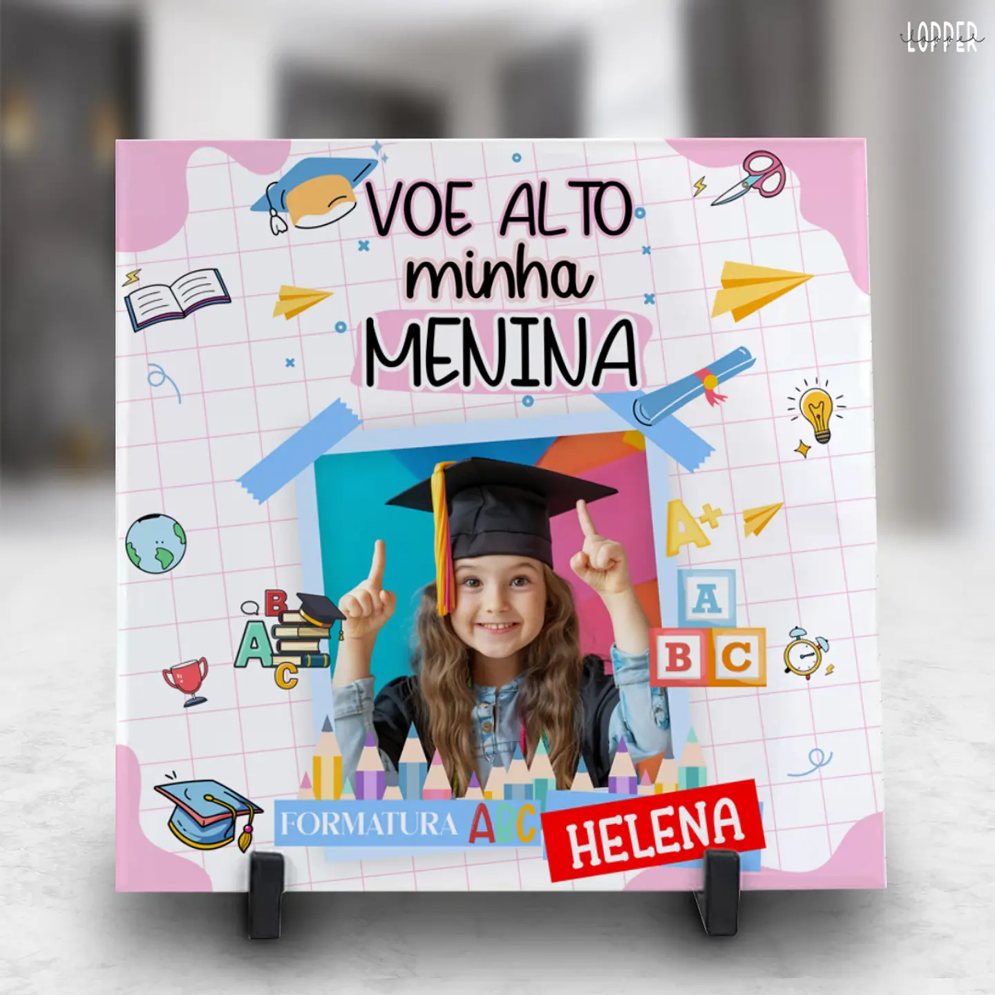 10 Artes Azulejo Formatura ABC Arquivo Editável 2