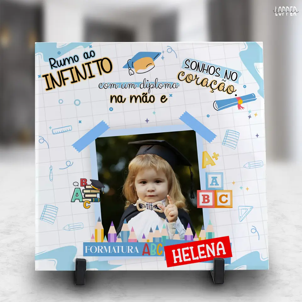 10 Artes Azulejo Formatura ABC Arquivo Editável 3