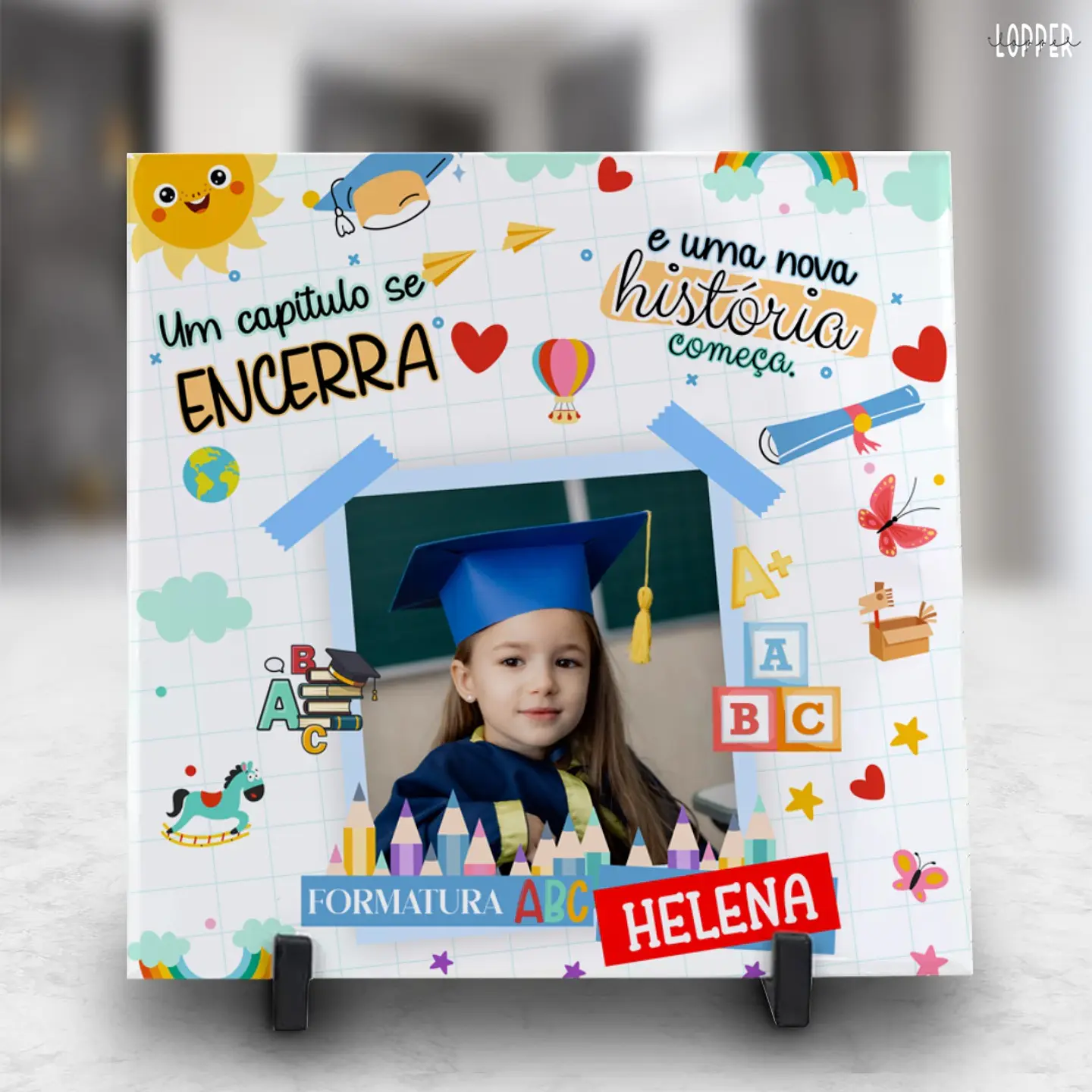 10 Artes Azulejo Formatura ABC Arquivo Editável 7